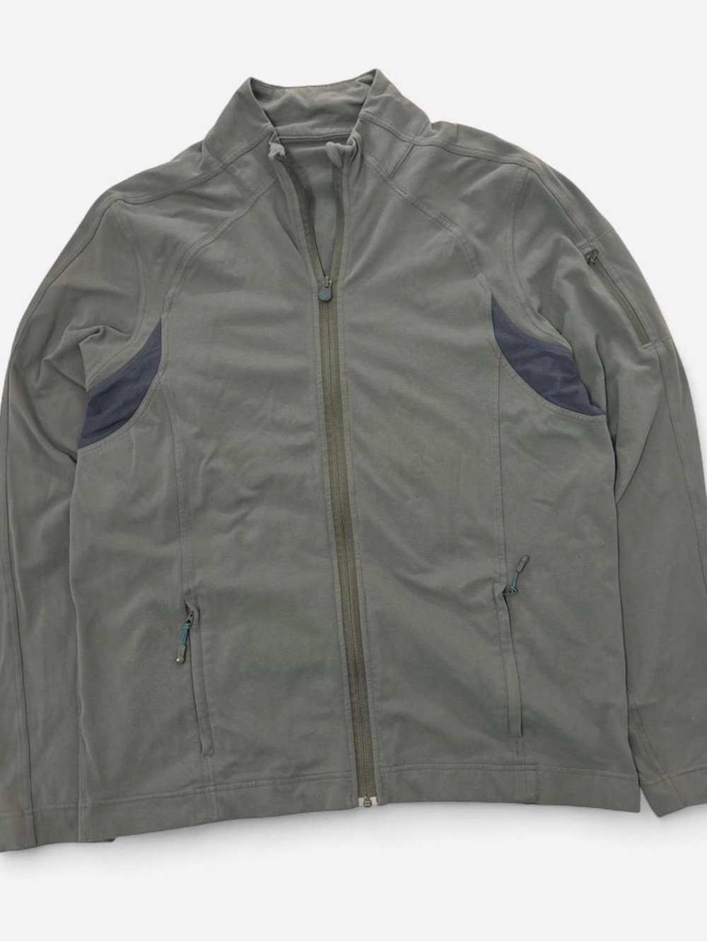 Lululemon Men’s Full-Zip Track Jacket - Grey / green